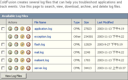 ColdFusion MX LogļD