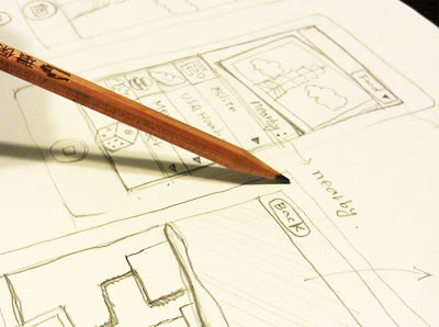 UX Design with pencil 